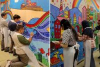 Foto kolase - 11 seniman berkebutuhan khusus dari komunitas Outsider Art JKT Meriahkan HUT ke-50 Tokio Marine Indonesia