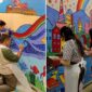 Foto kolase - 11 seniman berkebutuhan khusus dari komunitas Outsider Art JKT Meriahkan HUT ke-50 Tokio Marine Indonesia