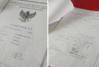 Sertifikat Hak Guna Bangunan (HGB) yang dikeluarkan oleh Badan Pertanahan Nasional Kabupaten Maros milik PT. Bumicom