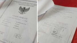 Sertifikat Hak Guna Bangunan (HGB) yang dikeluarkan oleh Badan Pertanahan Nasional Kabupaten Maros milik PT. Bumicom