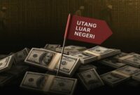 Foto ilustrasi – Utang Luar Negeri Indonesia Membengkak