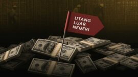 Foto ilustrasi – Utang Luar Negeri Indonesia Membengkak