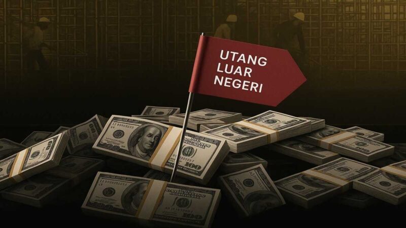 Foto ilustrasi – Utang Luar Negeri Indonesia Membengkak