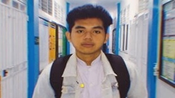 Mahasiswa Politeknik Kesehatan, Ahmad Amanullah