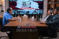 Tangkapan layar video sebuah perbincangan di kanal YouTube Akbar Faizal Uncensored 