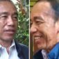 Foto kolase – Penampakan wajah Jokowi yang mengalami gangguan alergi kulit (Ist)