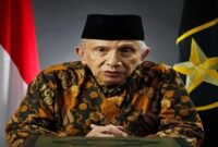 Ketua Majelis Syuro Partai Ummat, Amien Rais