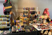 Salah satu lapak kerajinan tangan ikut menyemarakkan Bazar Ekspo dan Workshop Kewirausahaan