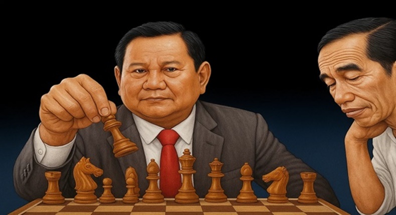 Foto ilustrasi – Bidak catur politik Prabowo tata ulang jejak dan warisan Jokowi