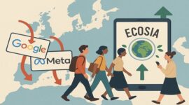 Foto ilustrasi - Pengguna Google dan Meta di Eropa semakin ditinggalkan warga beramai-ramai beralih ke Ecosia