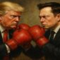 Foto ilustrasi – Trump duel dengan Elon Musk