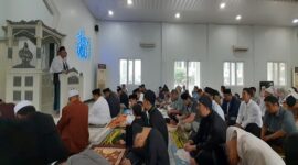Masjid Ashabul Jannah DPK Provinsi Sulsel untuk pertama kalinya melaksanakan salat Idul Adha 1446 H
