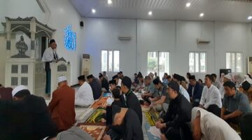 Masjid Ashabul Jannah DPK Provinsi Sulsel untuk pertama kalinya melaksanakan salat Idul Adha 1446 H