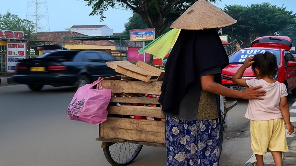 Ilustrasi kemiskinan di Indonesia