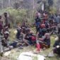 TPNPB-OPM saat berada di salah satu kawasan pegunungan Papua.