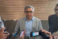 Ketua KPK Setyo Budiyanto saat memberikan keterangan di Gedung Pusat Edukasi Antikorupsi KPK, Jakarta (Foto: Antara)