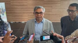 Ketua KPK Setyo Budiyanto saat memberikan keterangan di Gedung Pusat Edukasi Antikorupsi KPK, Jakarta (Foto: Antara)