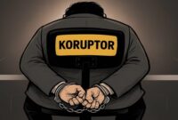 Foto ilustrasi koruptor
