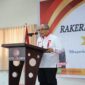Ketua DPD PAPPRI Sulsel, Ilham Arief Sirajuddin saat memberi sambutan