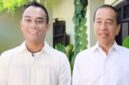 Politisi PSI, Dedy Nur Palakka bersama dengan sosok yang disebut layak jadi nabi