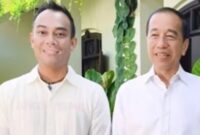 Politisi PSI, Dedy Nur Palakka bersama dengan sosok yang disebut layak jadi nabi