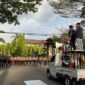 Aksi unjuk rasa PEMA FT-Unibos di Mapolda Sulsel