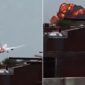 Foto Kolase : Pesawat Boeing 787-8 Dreamliner Air India meledak di pemukiman warga