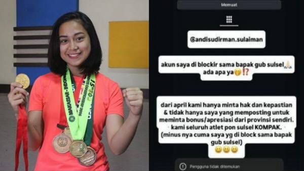 Tangkapan layar - Nur Rizka Fauziah dan unggahan di akun Instagramnya
