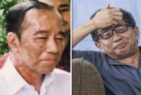 Foto Kolase : Jokowi dan Rocky Gerung