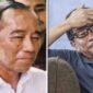 Foto Kolase : Jokowi dan Rocky Gerung