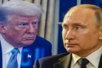 Presiden Amerika Serikat Donald J. Trump dan Presiden Rusia Vladimir Vladimirovich Putin (Foto kolase)