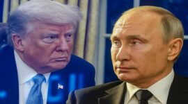 Presiden Amerika Serikat Donald J. Trump dan Presiden Rusia Vladimir Vladimirovich Putin (Foto kolase)