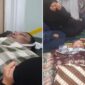 Jenazah Ustaz Yahya Waloni disemayamkan, dikelilingi keluarga dan pelayat di Masjid Darul Falah, Makassar.