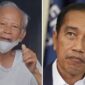 Foto kolase : Dosen senior Fakultas Kehutanan Universitas Gadjah Mada (UGM) Kasmudjo dan Jokowi