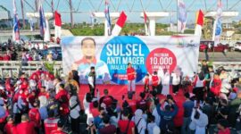 Gubernur Sulsel, Andi Sudirman Sulaiman saat mengikuti Anti Mager (Foto : sulselprov.go.id)