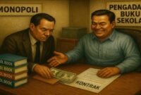 Foto ilustrasi - Monopoli Pengadaan Buku