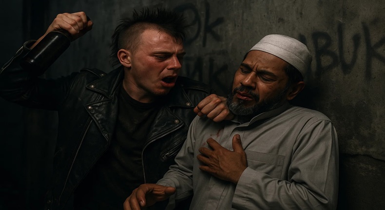 Foto ilustrasi – Ustaz dianiaya anak punk