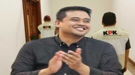 Foto kolase : Bobby Nasution dan KPK