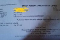 Bukti Struk Pembayaran