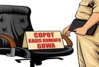 Foto ilustrasi – Copot Kadis Kominfo Gowa