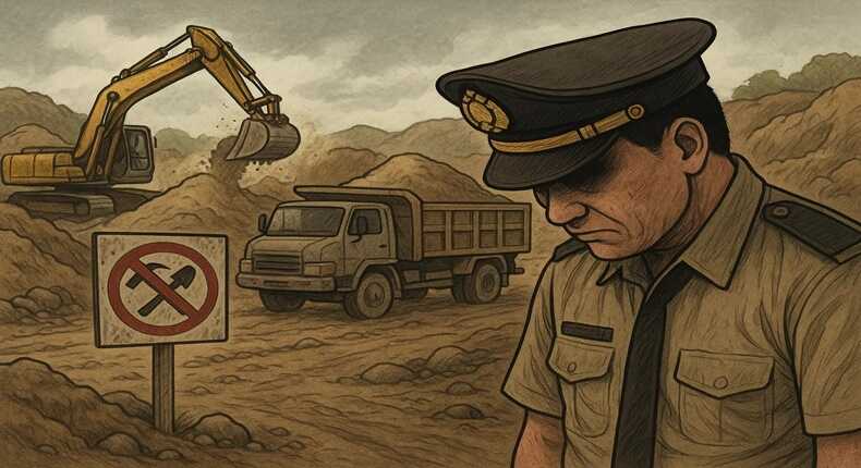 Foto ilustrasi – Tambang ilegal pasir merajalela di Desa Sawakong, Kabupaten Takalar.