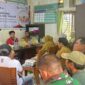 Mahasiswa KKN UNHAS saat mengadakan seminar program kerja di Desa Kaballokang Pakkabba, Kabupaten Takalar