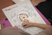 Suasana lomba mewarnai dan menggambar di Swiss-Belinn Panakkukang Makassar (Ist)