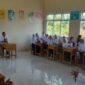 Suasana pembelajaran di salah satu ruang kelas SMP Negeri Pakkabba, Takalar.