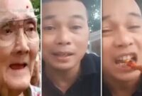 Foto kolase - Jenderal TNI (Purn) Try Sutrisno dihina Pria muda dengan sebutan Pak Tile dan mengancam mencopot giginya