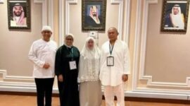 Momen kebersamaan Puan Maharani dan Anies Baswedan di Arab Saudi (Foto Istimewa)