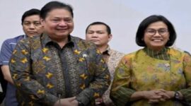 Airlangga Hartarto dan Sri Mulyani (Instagram)