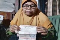Beru binti Majang, warga Dusun Harapan Jaya, Bulukumba