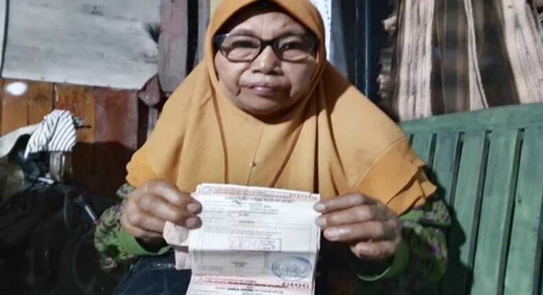 Beru binti Majang, warga Dusun Harapan Jaya, Bulukumba