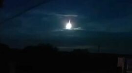 Tangkapan layar video viral – Bola Api misterius melintasi langit Jepang